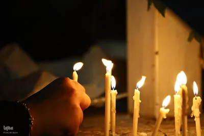 شام غریبان حسینی در گلستان شهدای اصفهان