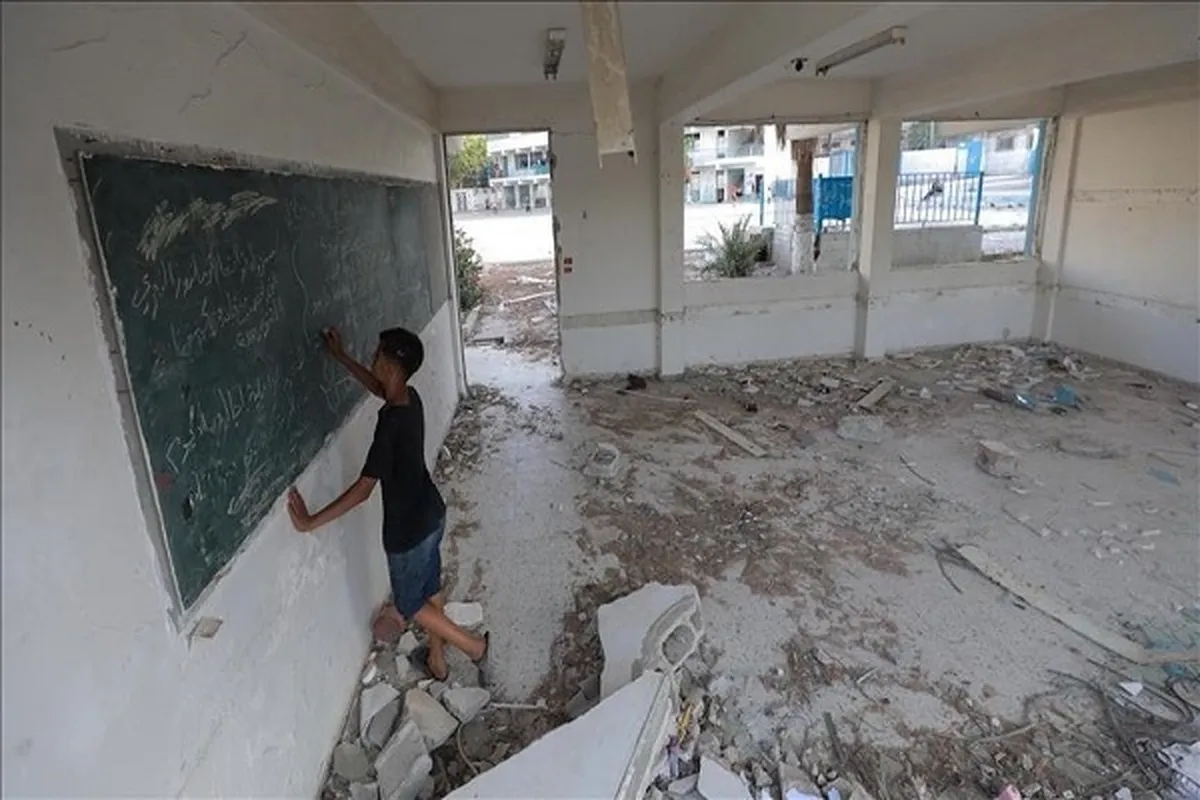 Hundreds of Thousands of Gaza Students Deprived of Education amid Israeli War