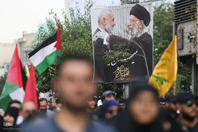 مراسم تشییع پیکر شهید «اسماعیل هنیه» در تهران