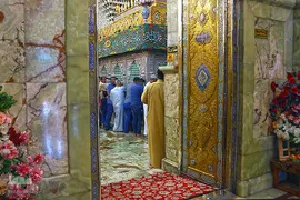 حرم مطهر و نورانی امام موسی کاظم (ع) در شهر کاظمین عراق