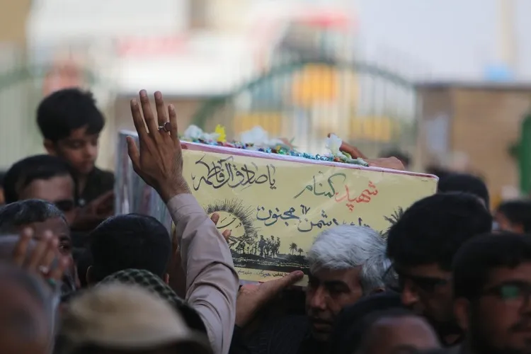 پیکر مطهر یک شهید گمنام در استانداری هرمزگان آرام گرفت