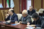 نشست خبری صفر نصراله زاده، رئیس دانشگاه تبریز