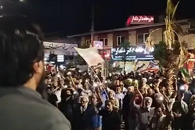 نودمین اجتماع شبانه مردم انقلابی فریدونکنار