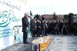 آیین بدرقه و وداع با پیشکسوت شعر و ادب ایران استاد علی نظمی‎