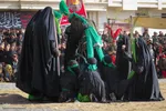 مراسم خیمه‌سوزان و مقتل‌خوانی در خمینی‌شهر اصفهان