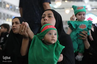 مراسم «شیرخوارگان عاشورایی» در قم