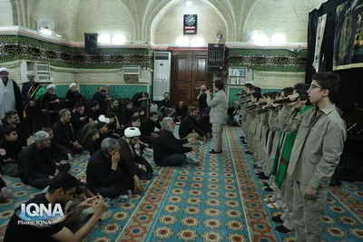 سوگ رضوی در حرم مطهر امامزاده علی بن جعفر(ع) قم