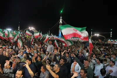 حال و هوای جمکران در شب عید مباهله