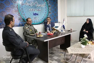 بازدید ارشد نظامی ارتش در استان مرکزی از خبرگزاری ایکنا