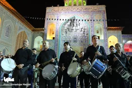 مراسم سوگواری حسینی در حرم حضرت شاهچراغ(ع)