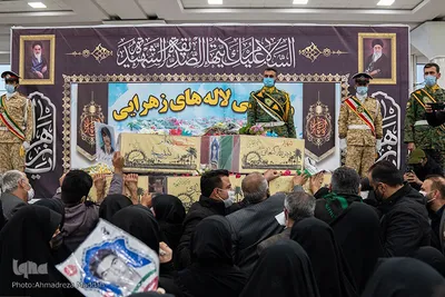 آئین استقبال از پیکر مطهر ۹ شهید دفاع مقدس در شیراز‎‎