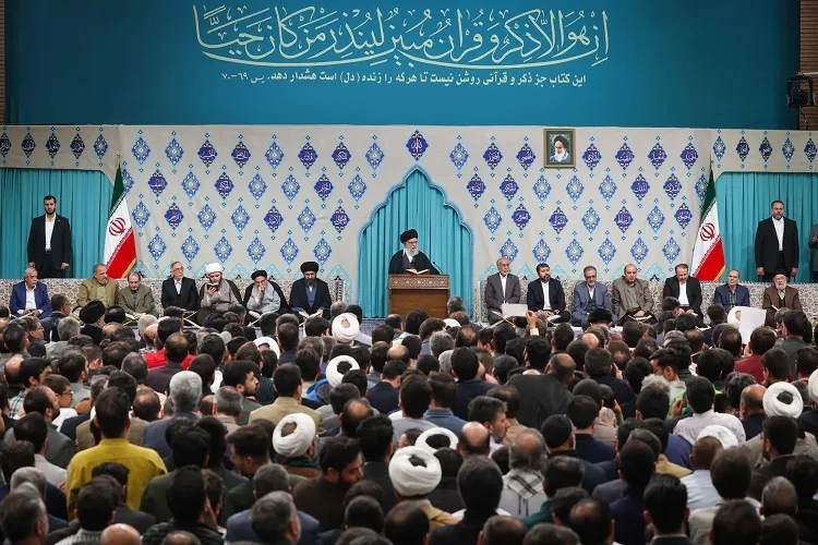 İslam Devrimi Lideri’nin huzurunda Kur’an tilavet toplantısı düzenlendi