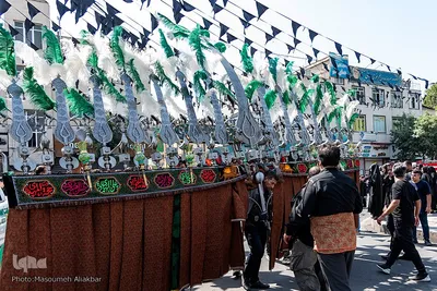 مراسم عزاداری تاسوعای حسینی در شهرستان کرج