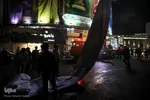 Wandgraffiti  zum Trauermonat Muharram