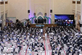 مراسم اختتامیه هشتمین دوره مسابقات سراسری قرآن کریم قوه قضائیه در شیراز