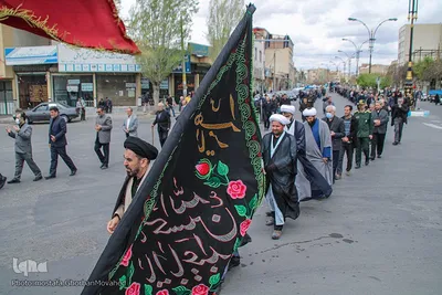 مراسم عزاداری و سوگواری شهادت حضرت علی(ع) در شهرستان اهر