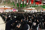 مراسم چهلم شهدای حوادث دی‌ماه در گلستان شهدای اصفهان