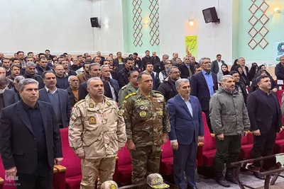 گرامیداشت سالگرد شهادت سردار سلیمانی در سلماس‎