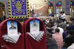 مراسم وداع با شهدای حمله رژیم صهیونیستی به یزد