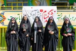 آیین استقبال از پیکر شهید گمنام در دبستان کمائی اصفهان