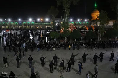 مراسم عزاداری حسینی هیات عاشقان ثارالله (ع) شیراز در شاهچراغ(ع)