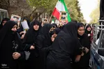 مراسم تشییع پیکر ۶ شهید جنگ رمضان در اصفهان