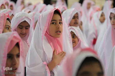 جشن تکلیف دختران دانش آموز در شهرکرد