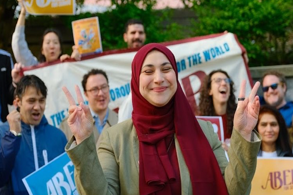 Palestinian-American community organiser Aber Kawas won the Democratic primary for a New York State Senate seat, putting her on track to become the first Palestinian Muslim woman elected to the state’s legislature.