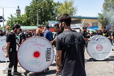مراسم عزاداری عاشورای حسینی در آستان مقدس امامزادگان محمد (ع) و سکینه خاتون (س) کرج
