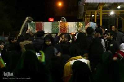 تشییع شهید گمنام در دانشگاه شیراز