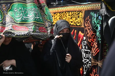 حرکت نمادین کاروان بنی اسد در خیابان های تهران