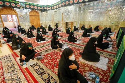 هیئت دانش آموزی‎ در حرم مطهر سید میر محمد (ع)