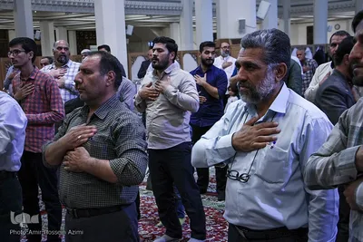 مراسم بزرگداشت شهدای بیمارستان المعمدانی و مردم مظلوم غزه