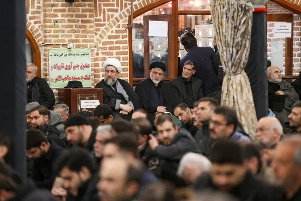 مراسم سوگواری شهادت قائد امت در مسجد صاحب الامر تبریز