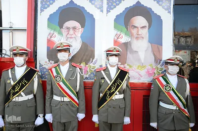 مراسم تشییع پیکر سه شهید گمنام در تبریز‎‎