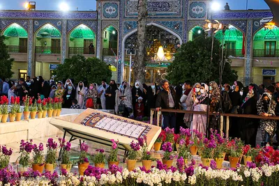 مراسم تحویل سال ۱۴۰۱  در حرم مطهر شاهچراغ (ع) شیراز‎