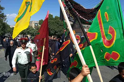 پیاده روی جاماندگان اربعین حسینی در اهر