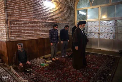 مراسم معنوی اعتکاف در تبریز