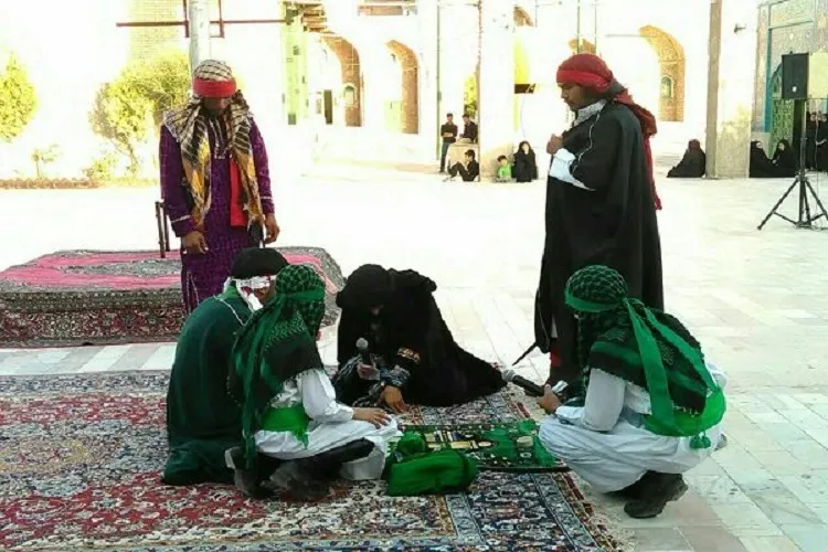 برگزاری مراسم تعزیه‌خوانی در جوپار