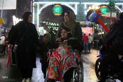 آذین‌بندی قدیمی‌ترین محله تهران در نیمه شعبان