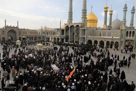 تشییع شهدای مدافع امنیت در قم