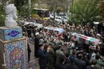 مراسم استقبال از ۱۲ شهید گمنام دوران دفاع مقدس در شیراز