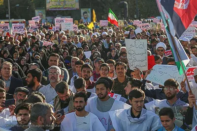 اجتماع ضدصهیونیستی مردم اصفهان در میدان امام حسین(ع)