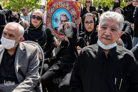مراسم خاکسپاری پیکر زنده‌یاد منوچهر اسماعیلی در بهشت سکینه کرج