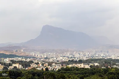 بارش باران پاییزی در شیراز