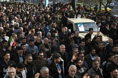 تشییع دو شهید گمنام فردیس کرج