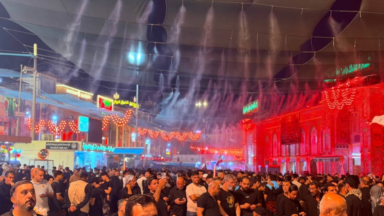 Funérailles du guide martyr à Karbala 