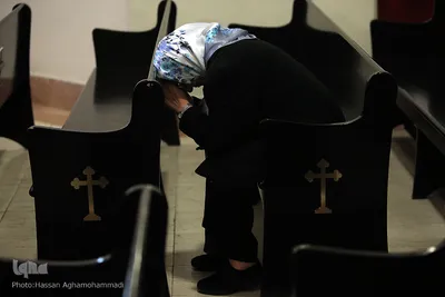 مراسم آغاز سال نو میلادی در کلیسای مریم مقدس تهران
