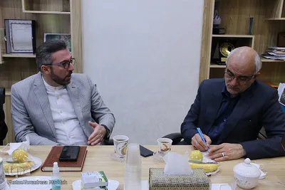 نشست خبری مدیرعامل شرکت فناوری بن یاخته های رویان در شیراز‎‎