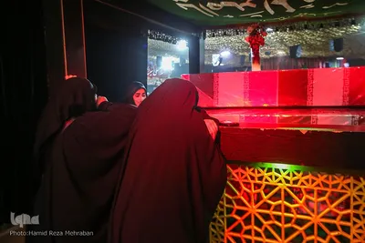 وداع با پیکر مطهر شهید مدافع حرم عباس آسمیه در معراج شهدا
